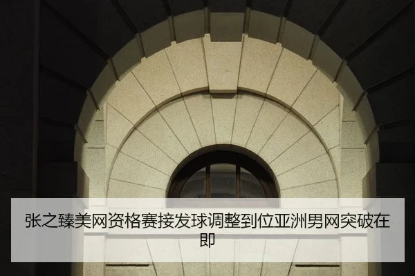 张之臻美网资格赛接发球调整到位亚洲男网突破在即